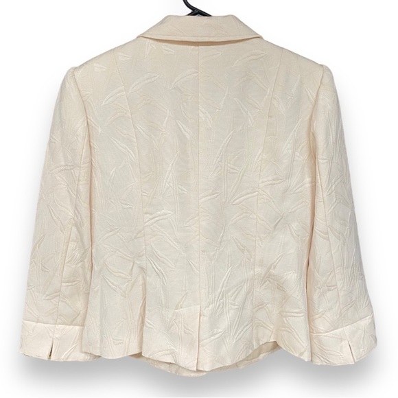 Worthington 3/4 Length Sleeve Porcelain Beige Blazer 14 NWOT - Picture 4 of 6